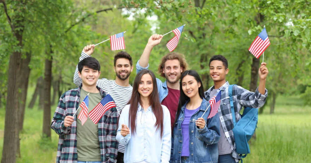 photos d'étudiants aux usa