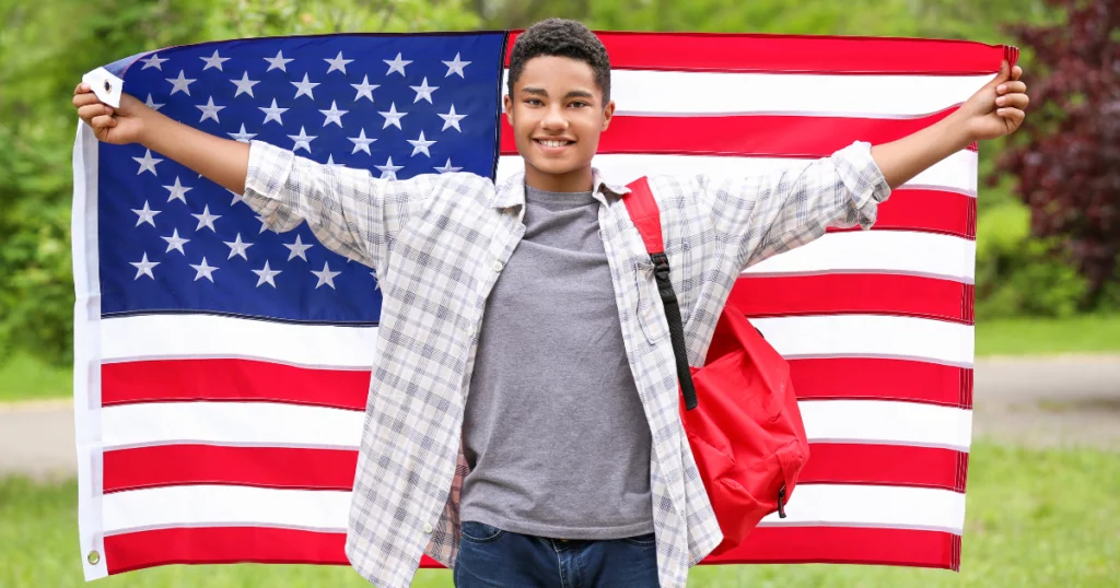 Photo d'une personne partie étudier aux usa