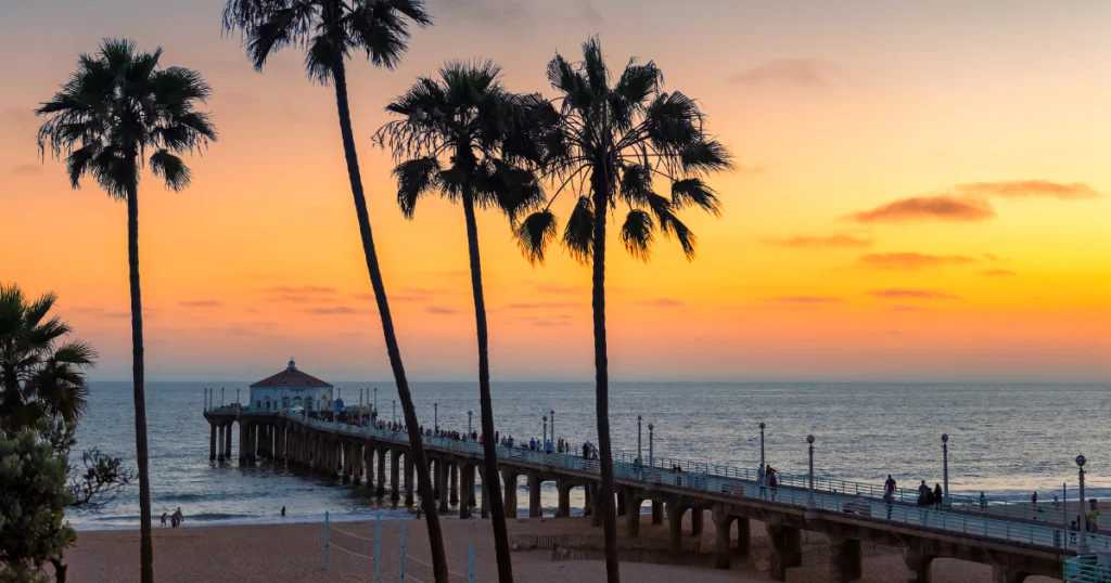 photo plage los angeles pour symboliser les astuces pour avoir internet pas cher en voyage
